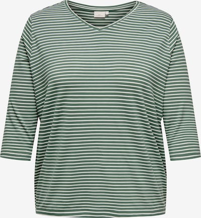 ONLY Carmakoma Paita 'CARLina' koossa XL-XXL värissä tummanvihreä / valkoinen, Tuotenäkymä