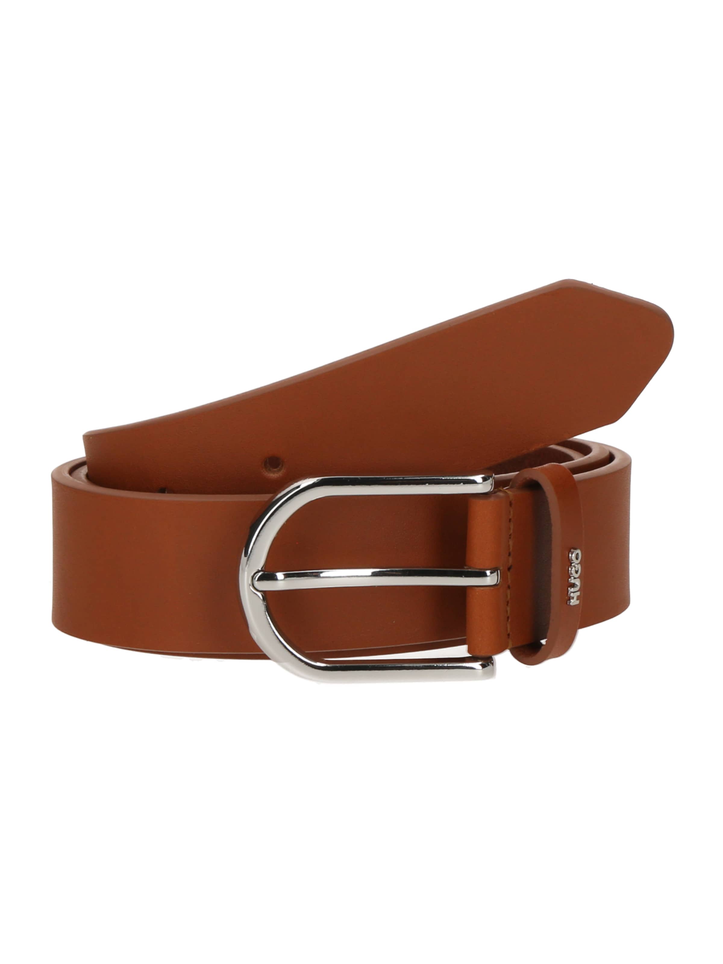 Ceinture 'Zoey' HUGO en marron : devant