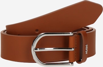Ceinture 'Zoey' HUGO en marron : devant
