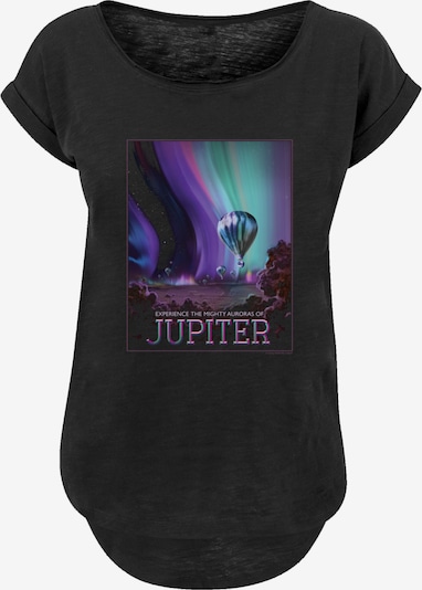 F4NT4STIC Shirt 'Nasa' in de kleur Zwart, Productweergave