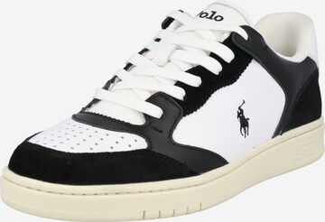 Sneaker low de la Polo Ralph Lauren pe negru: față