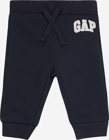GAP Tapered Trousers in Blue: front