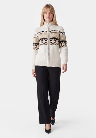 Usha Gebreid vest in Wit
