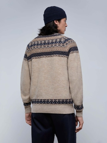 Pullover 'Reversed Oston' di Scalpers in marrone