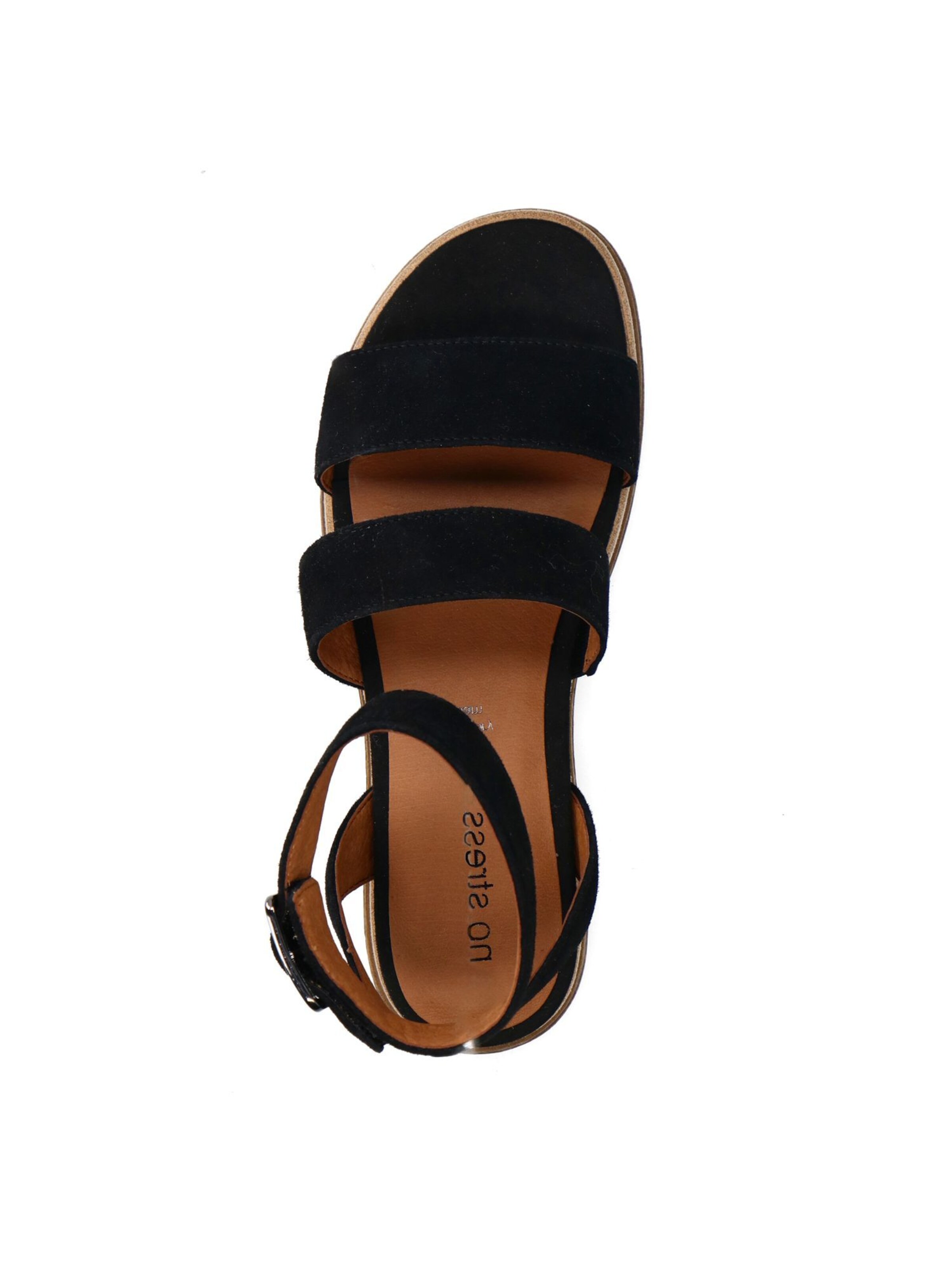 Sandales no stress en noir