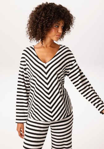 Aniston CASUAL Shirt in Black: front