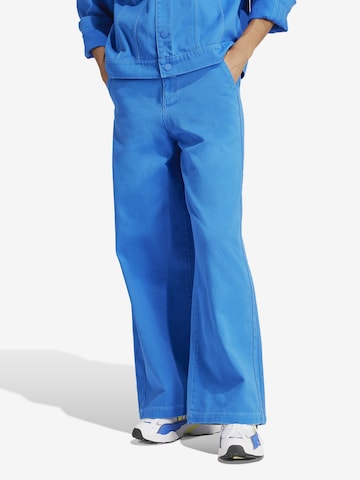 Loosefit Jeans de la ADIDAS ORIGINALS pe albastru: față