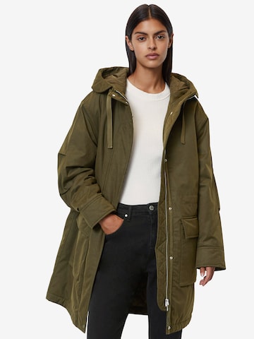 Parka mi-saison Marc O'Polo DENIM en vert : devant