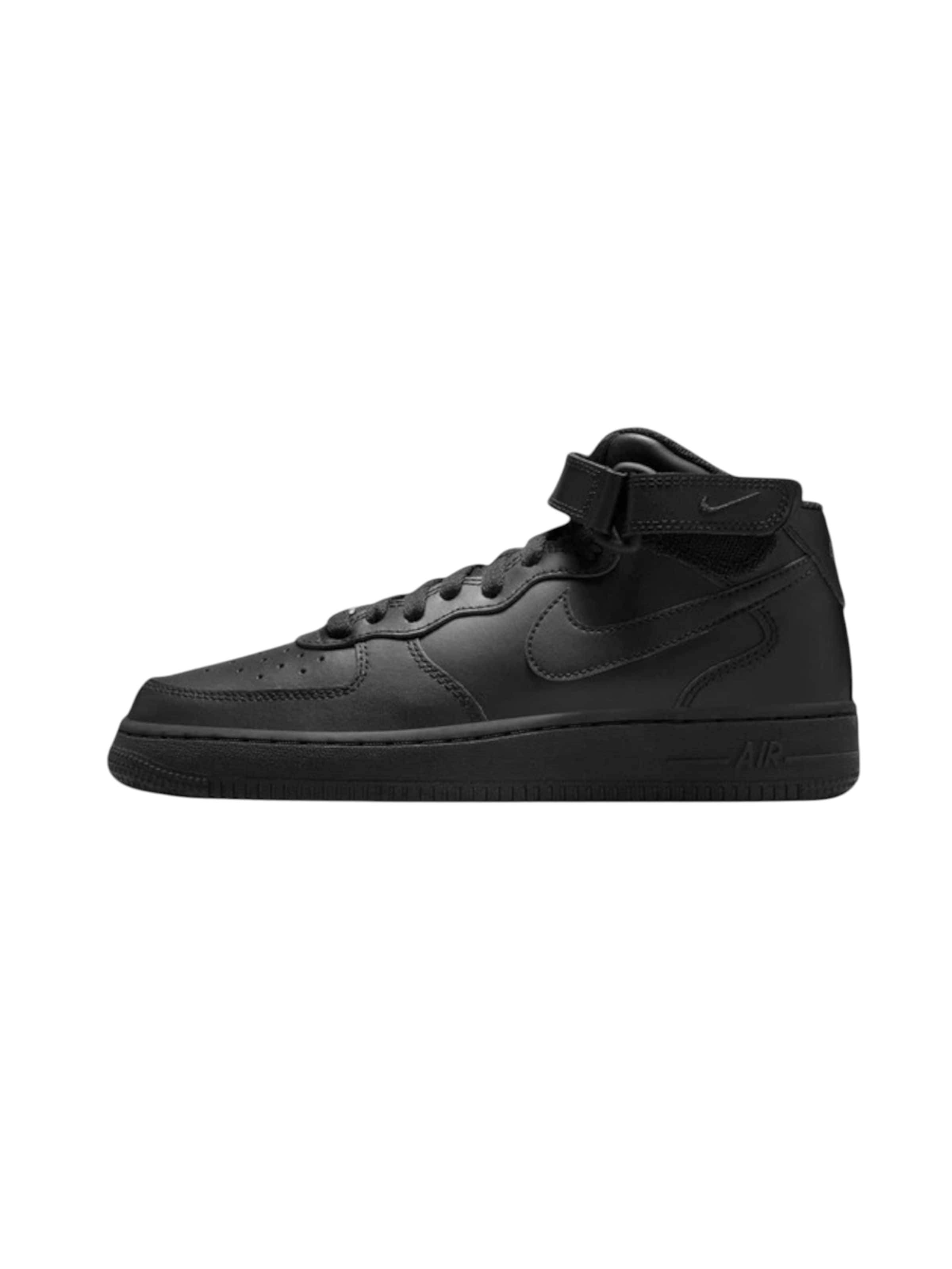 Nike Sportswear Trainers 'Air Force 1' in Black: front