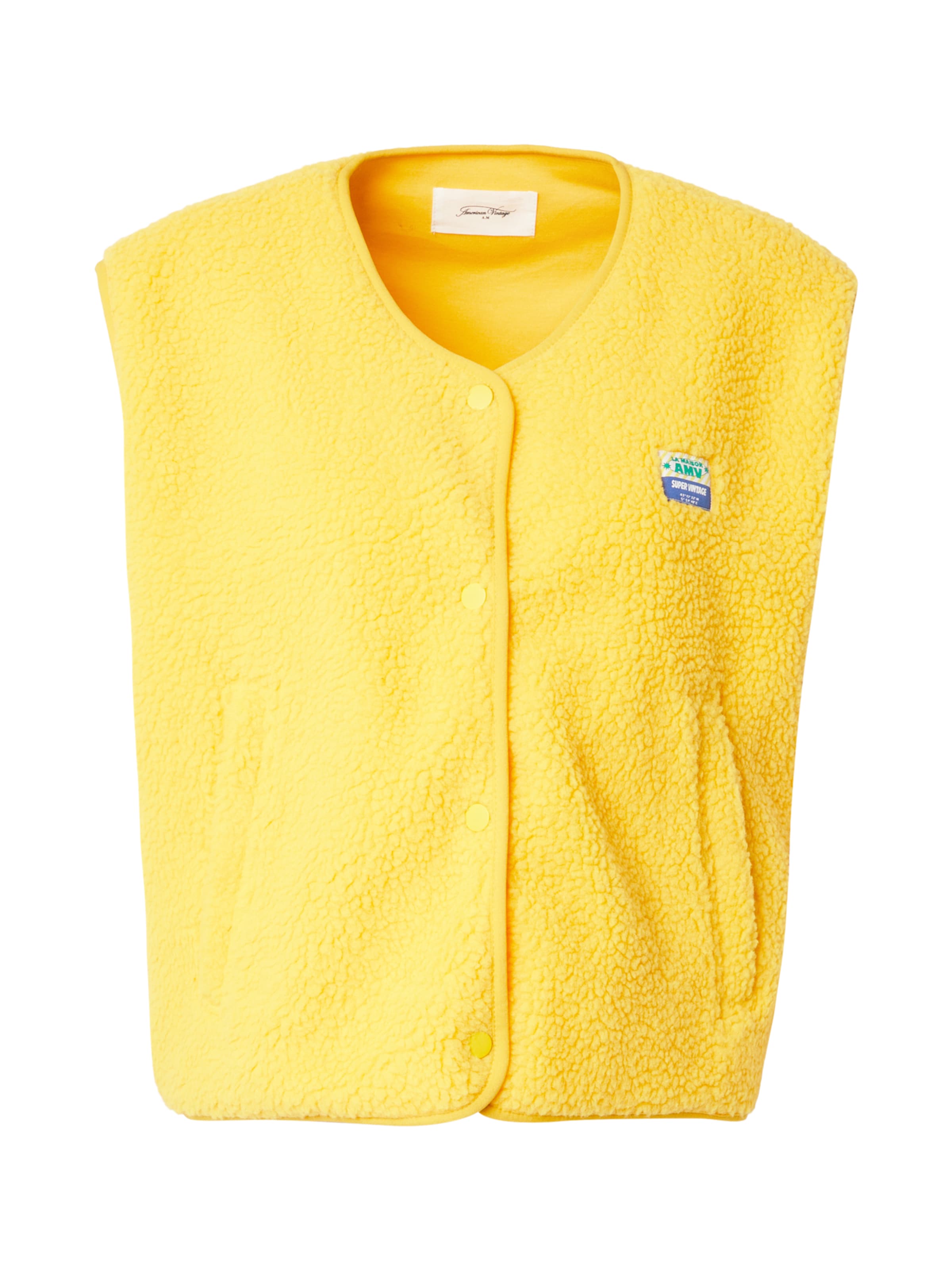 AMERICAN VINTAGE Vest &#x27;HOKTOWN&#x27; i guld: forside