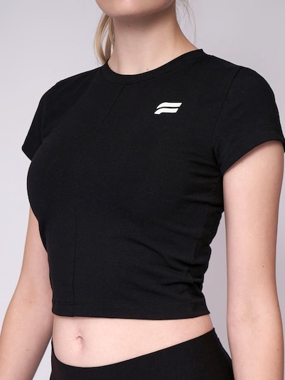 Fortex Fitness Sporttop 'Essential Crop Top'‌‌‌‌ in XS in schwarz, Produktansicht