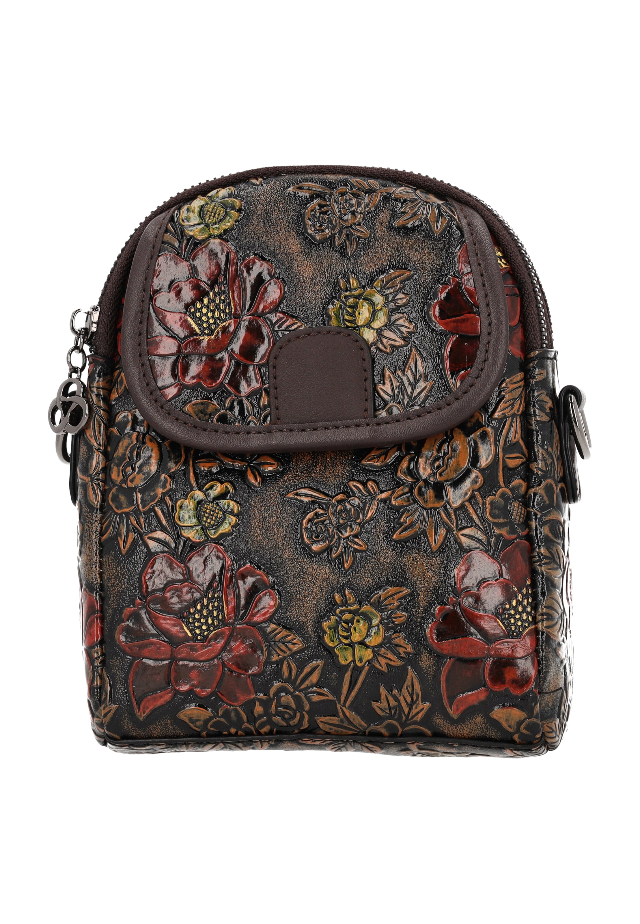 Gaya - Bolso de hombro en marrón: frente