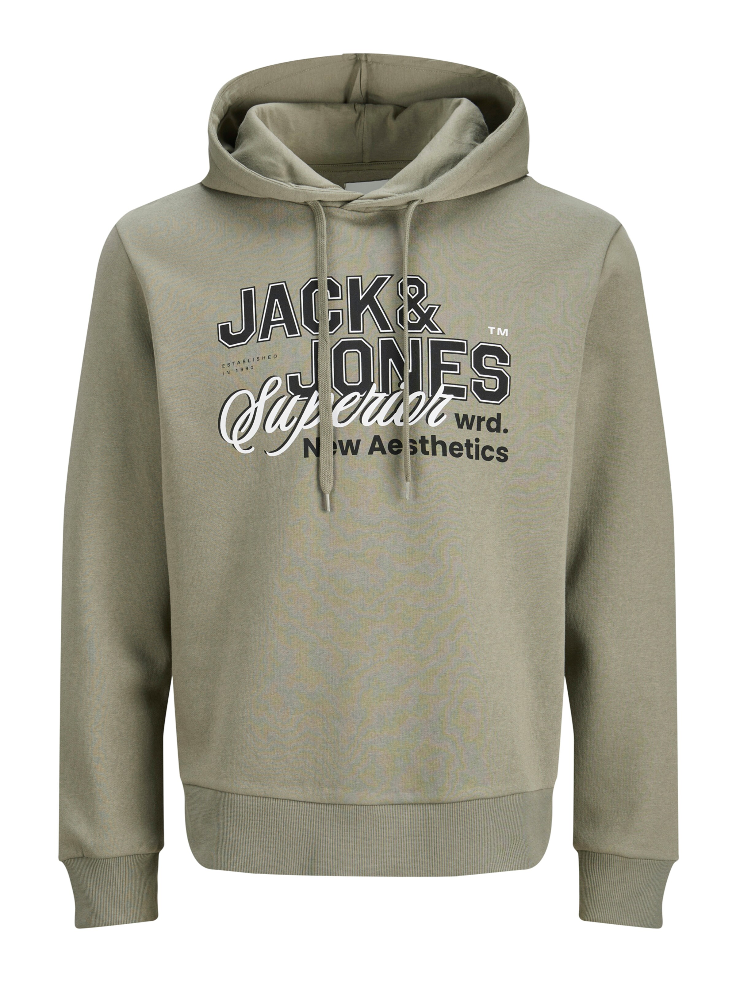 JACK & JONES Свитшот в Серый: спереди