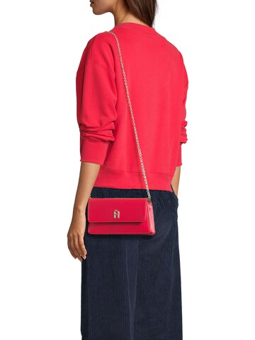 FURLA Clutch 'DIAMANTE MINI' in Red