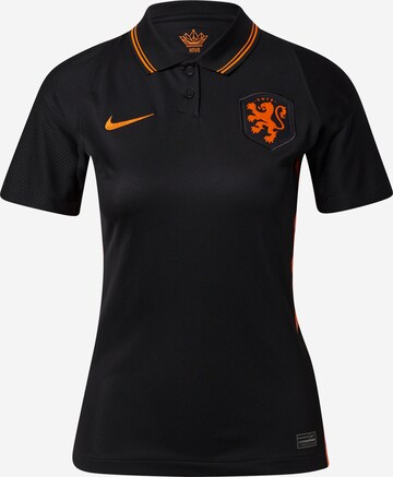 NIKE Funkční tričko 'Netherlands 2020 Stadium Away' – černá: přední strana