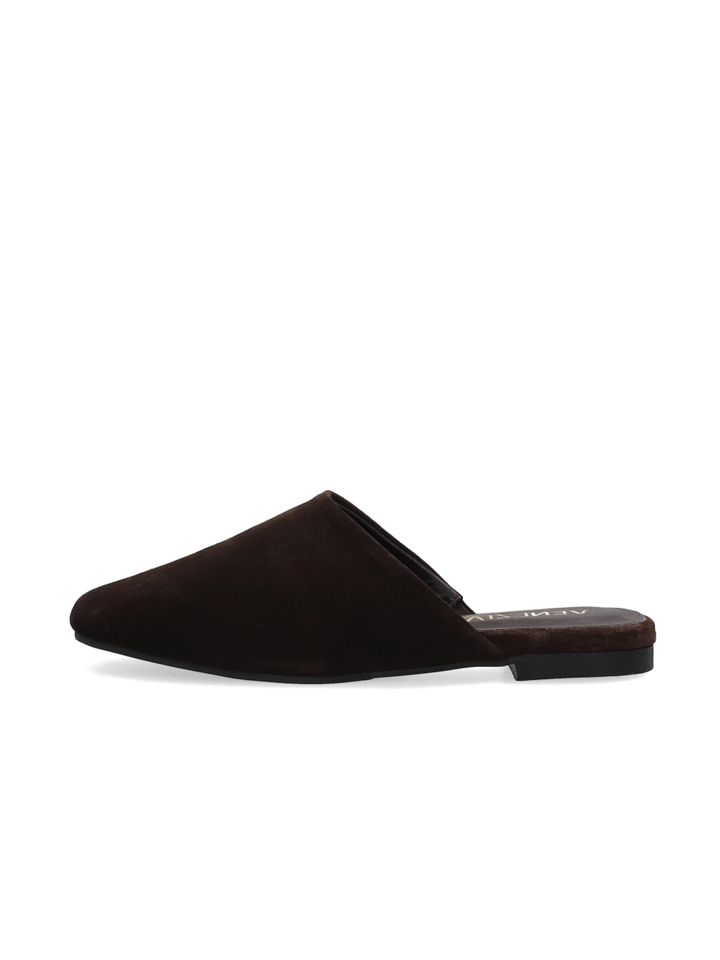 VENEZIA Mules in Brown: front