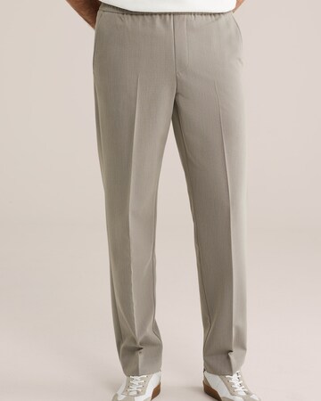 WE Fashion Szabványos Nadrág - szürke: elől