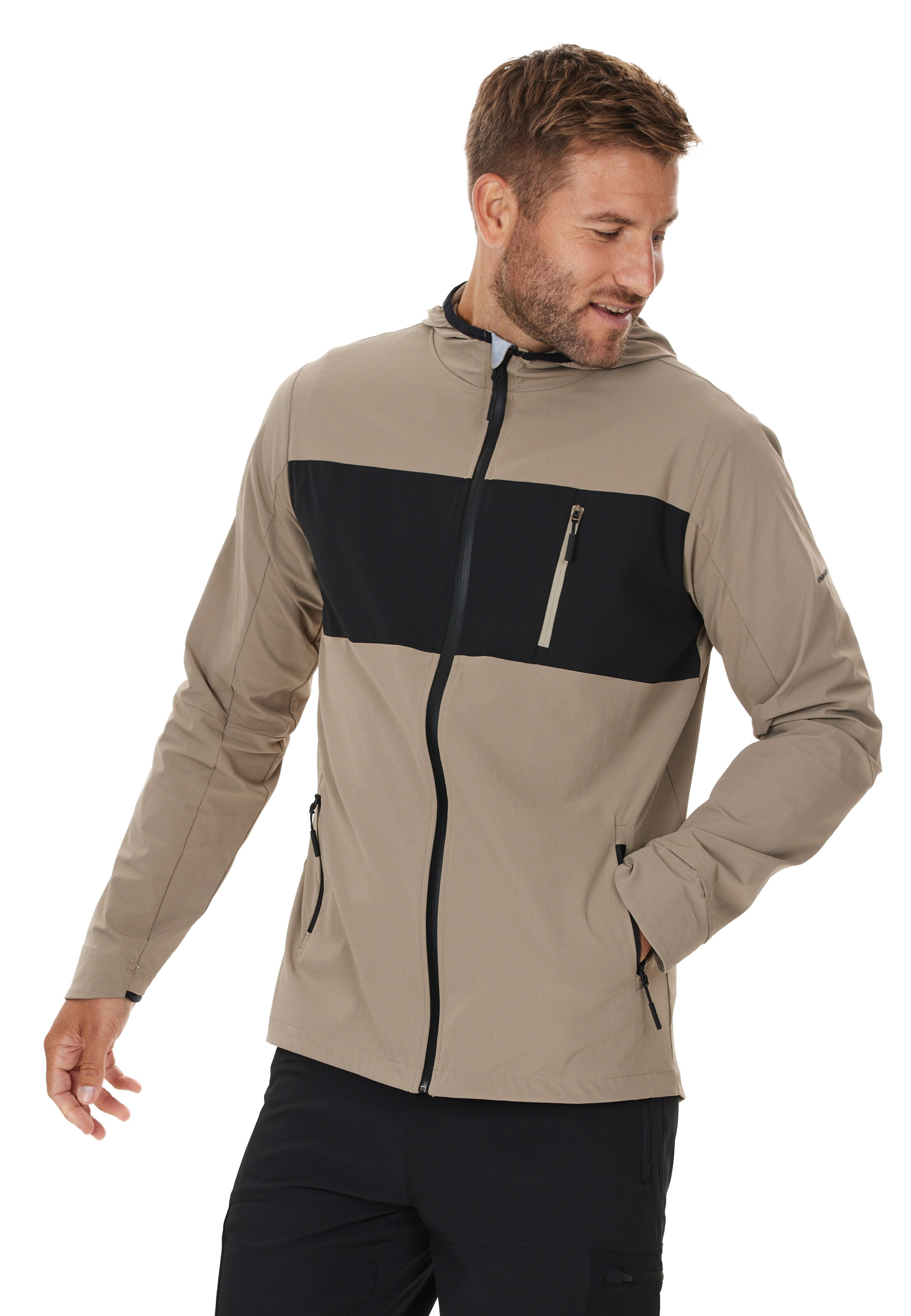 ENDURANCE Sports jacket in Beige: front