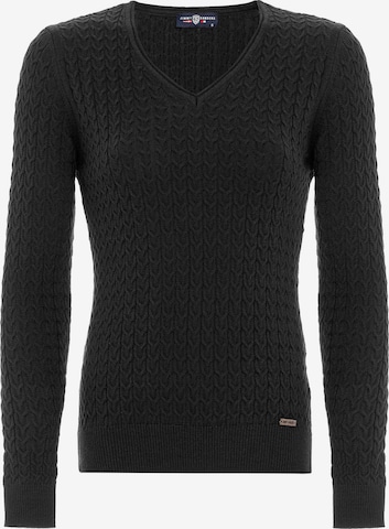Jimmy Sanders Sweater 'Ashe' in Black: front