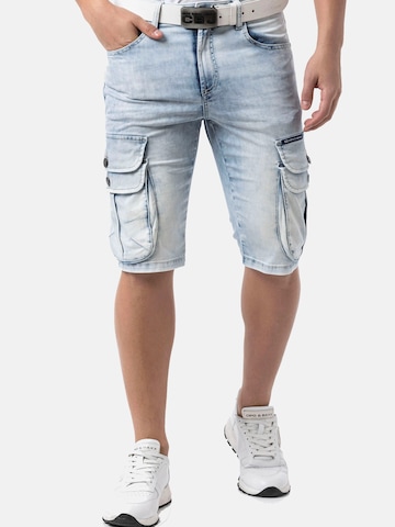 Regular Pantalon 'CK306' CIPO & BAXX en bleu : devant