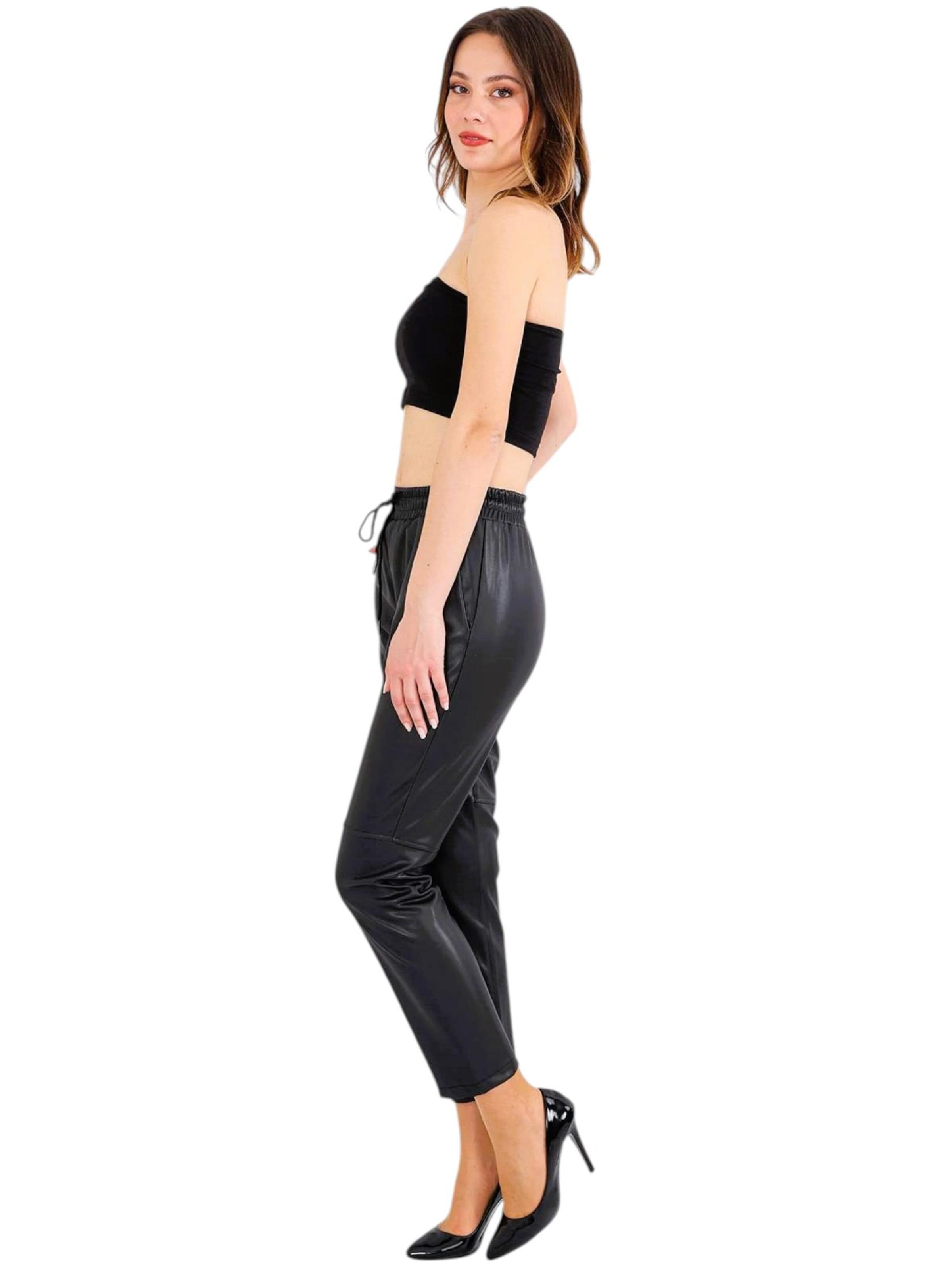 fashionshowcase - regular Pantalón 'RENA EDGE' en negro