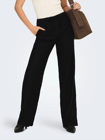 ONLY Regular Trousers 'ONLGOA' in Black: front