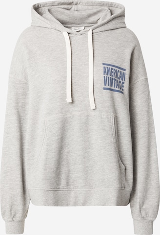 pelēks AMERICAN VINTAGE Sportisks džemperis: no priekšpuses