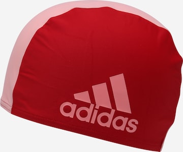 ADIDAS PERFORMANCE Athletic Hat in Red: front