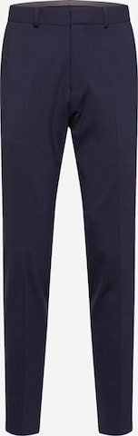 s.Oliver BLACK LABEL Slim fit Pleated Pants in Blue: front