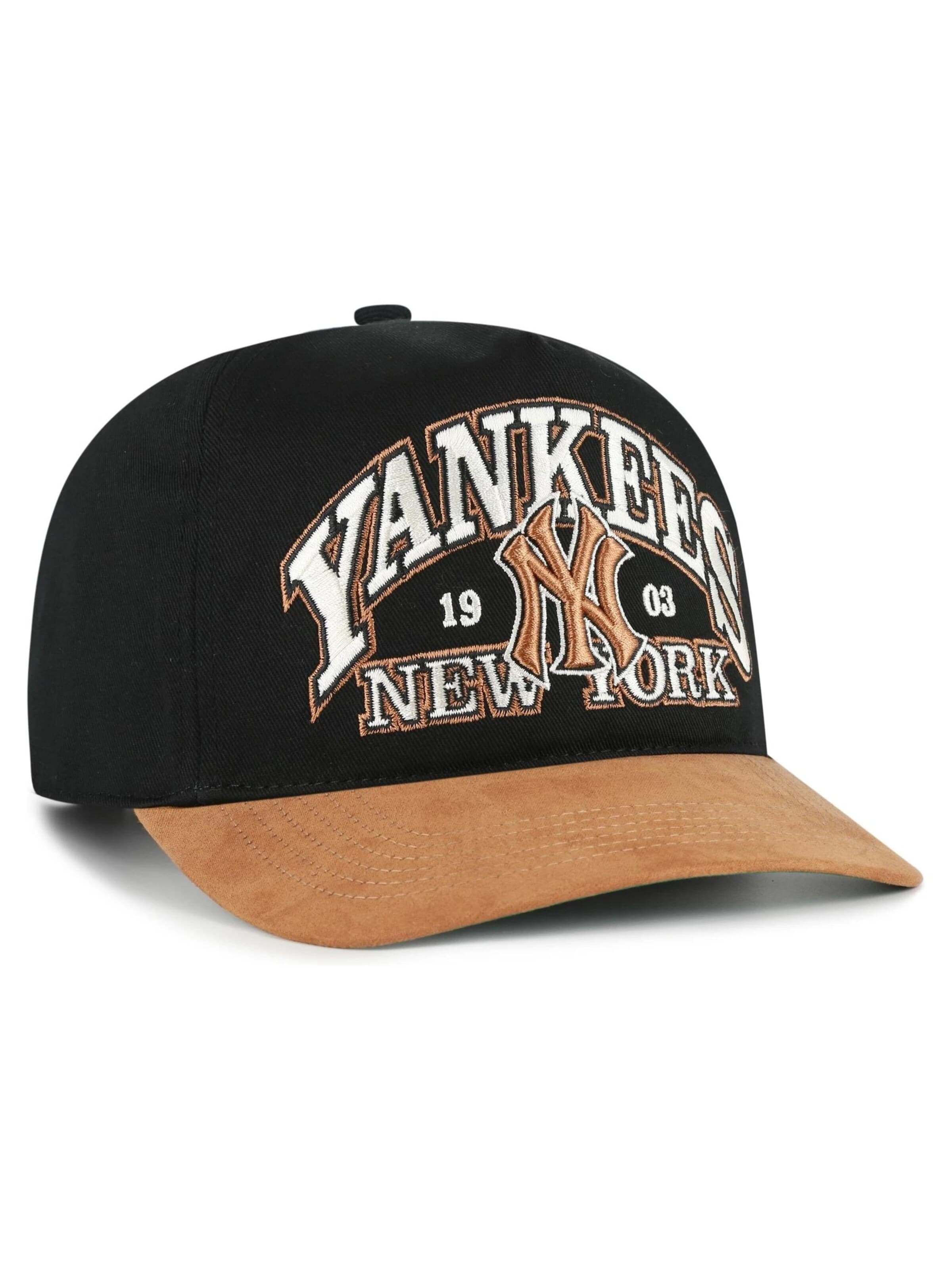 47 BrandŠilterica 'Gorra 47 brand negra yankees brentwood suede hitch cap' - crna boja