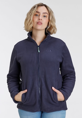 JACK WOLFSKIN Performance Jacket in Blue: front