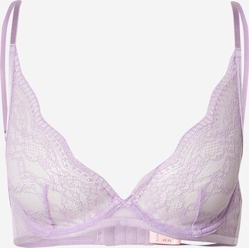 Hunkemöller Triangel BH 'Isabelle' in Lila: voorkant