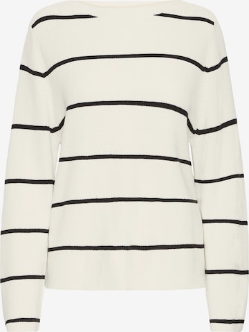 smėlio ICHI Megztinis 'IHBOSTON': priekis