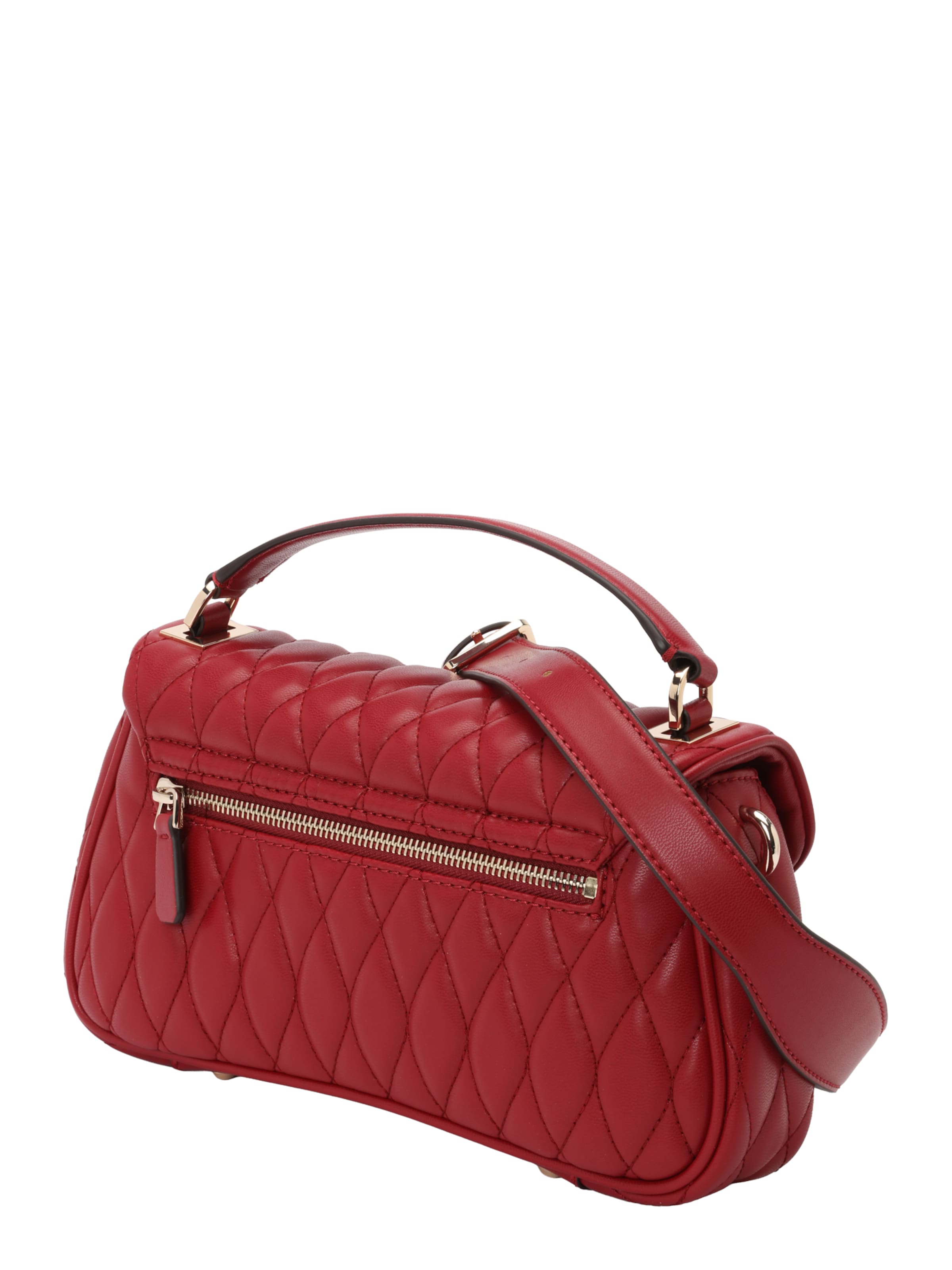 GUESS Handbag 'VALLA TOP HANDLE FLAP' in Red