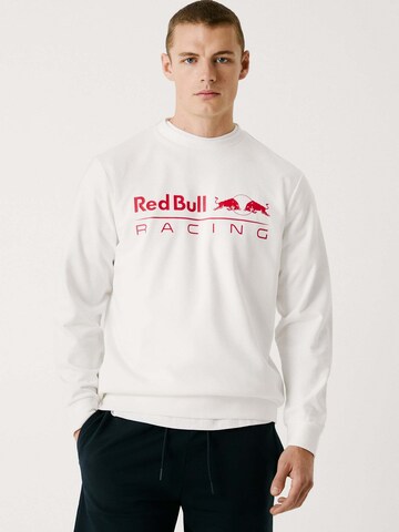 Sweat-shirt 'Red Bull Racing x Pepe Jeans' Red Bull Racing x Pepe Jeans en blanc : devant