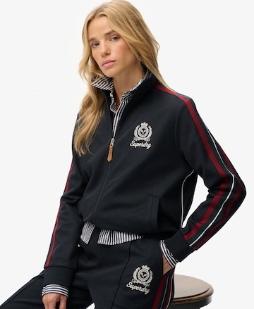 Superdry Sweatvest 'Country Club' in Blauw: voorkant