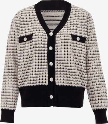 NAEMI Knit Cardigan in Black: front