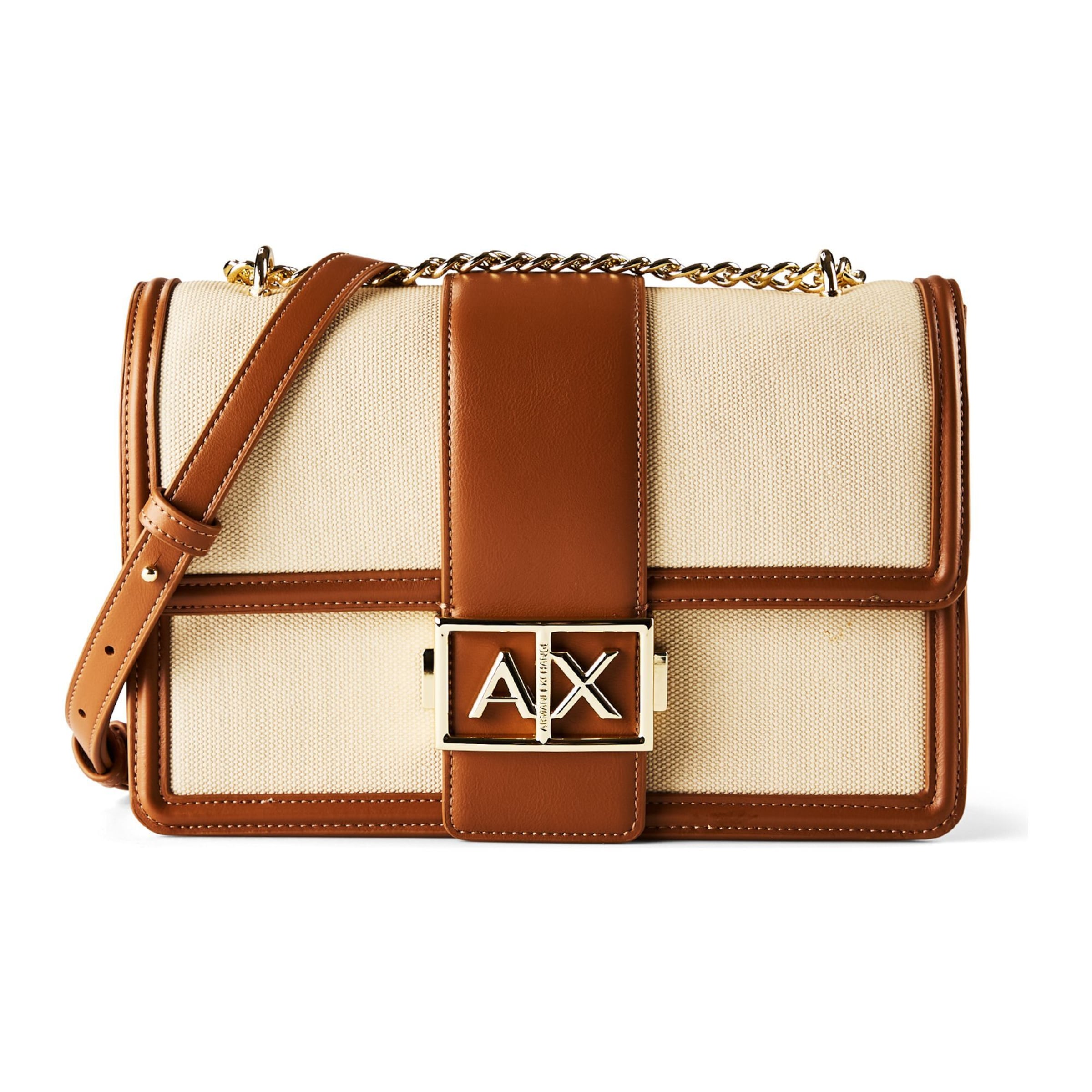 ARMANI EXCHANGE Schoudertas 'Wonder' in Beige: voorkant