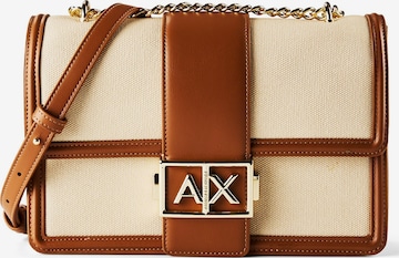 Sac à bandoulière 'Wonder' ARMANI EXCHANGE en beige : devant