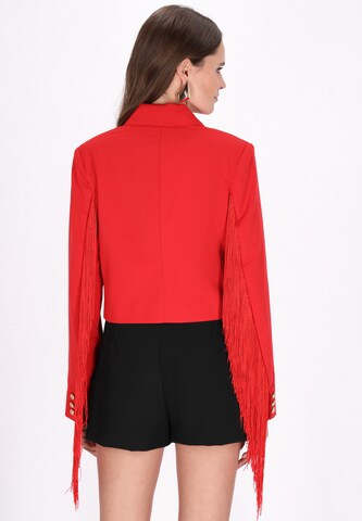 faina - Blazer em vermelho