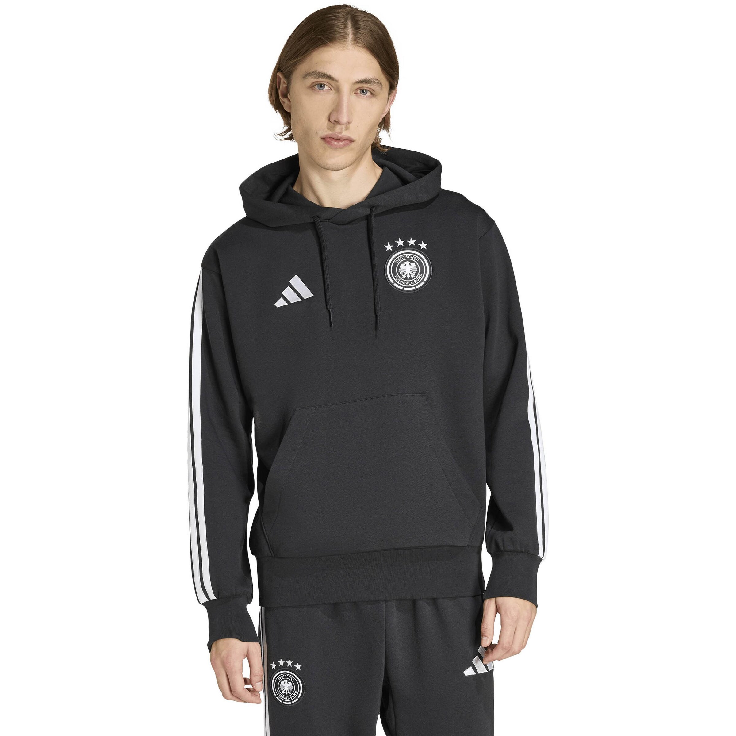ADIDAS PERFORMANCE Sportsweatshirt i sort: forside