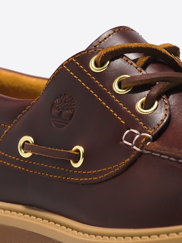 TIMBERLAND Schnürschuh 'Stone Street 3 Eye' in Braun