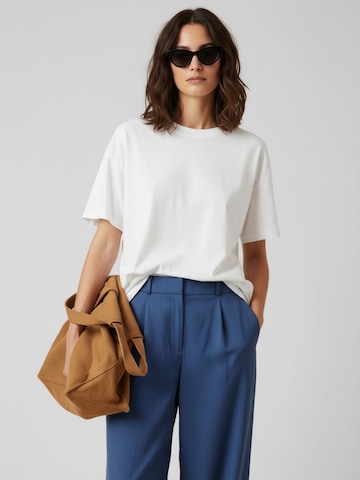 WEARABLE STORIES Wide leg Pleat-Front Pants 'Joy' in Blue: front