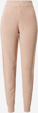 River Island Tapered Pants in Beige: front