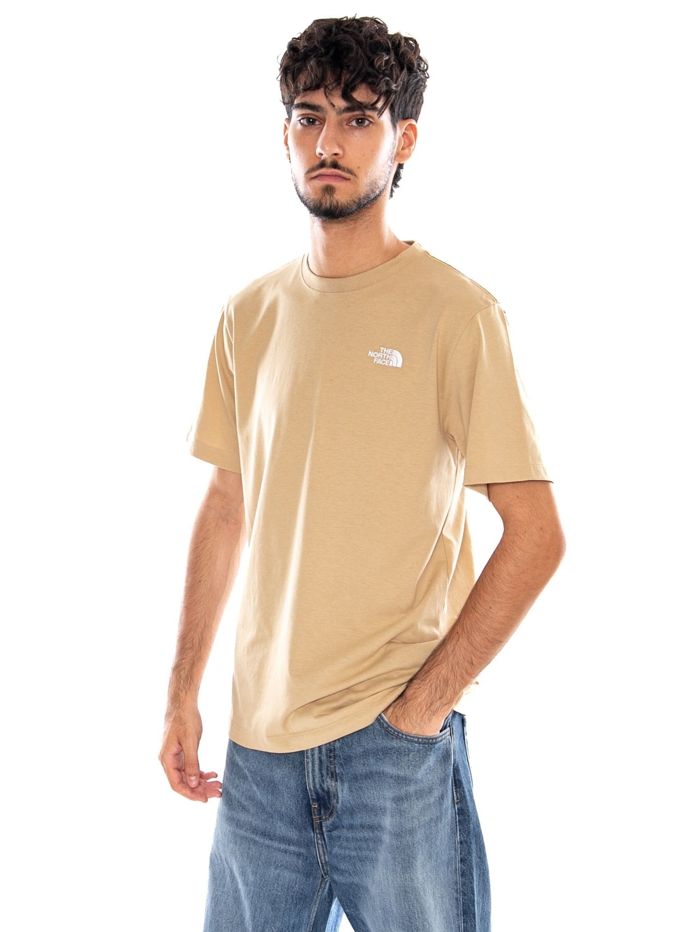 Maglietta 'M EVO SD REG SS TEE DARK CHESTNUT' di THE NORTH FACE in verde: frontale