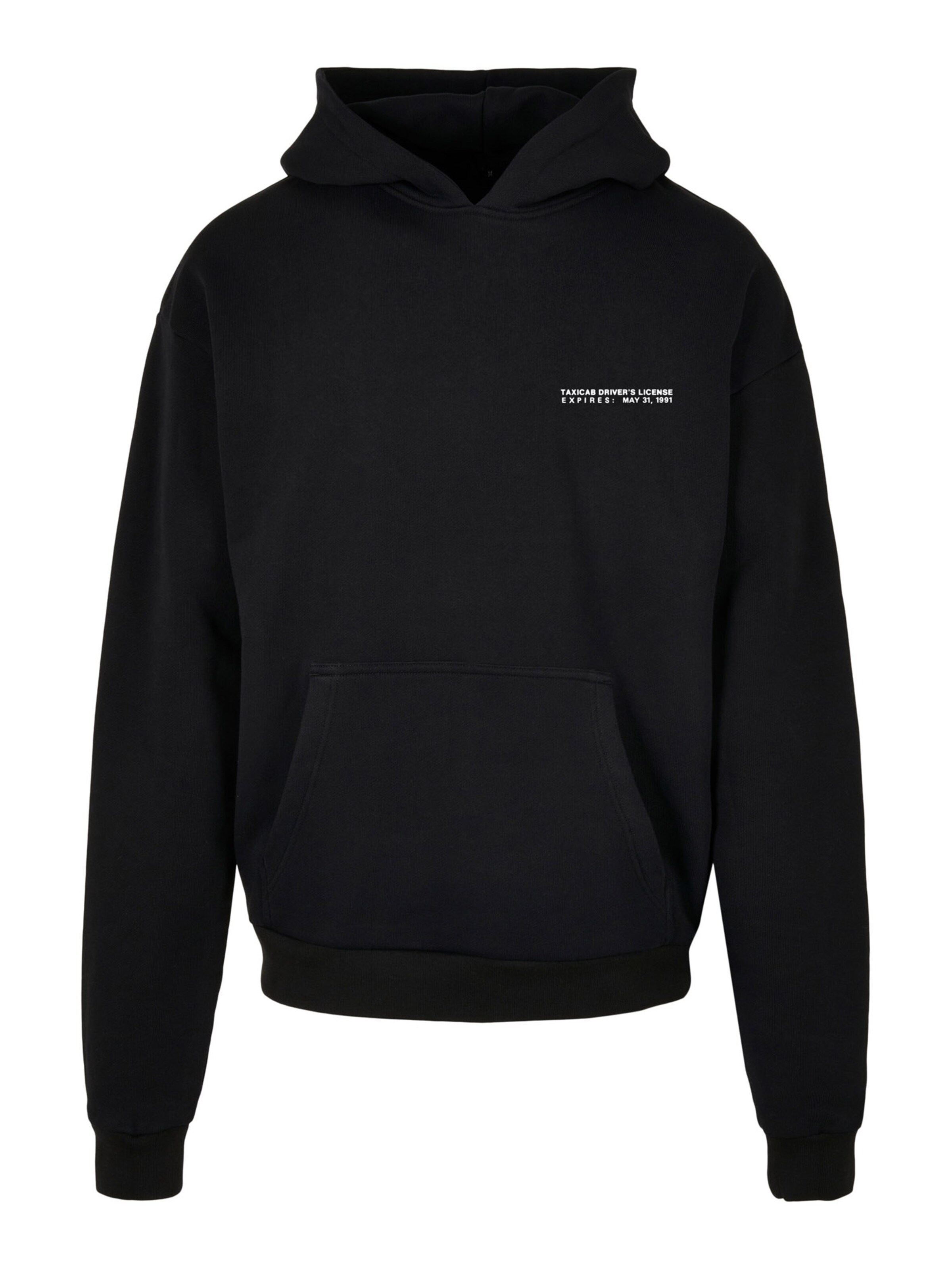 MT Upscale Sweatshirt 'NY Taxi' in Schwarz: Vorderseite