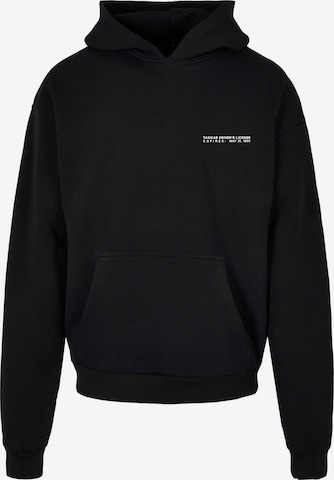 MT Upscale Sweatshirt 'NY Taxi' in Zwart: voorkant