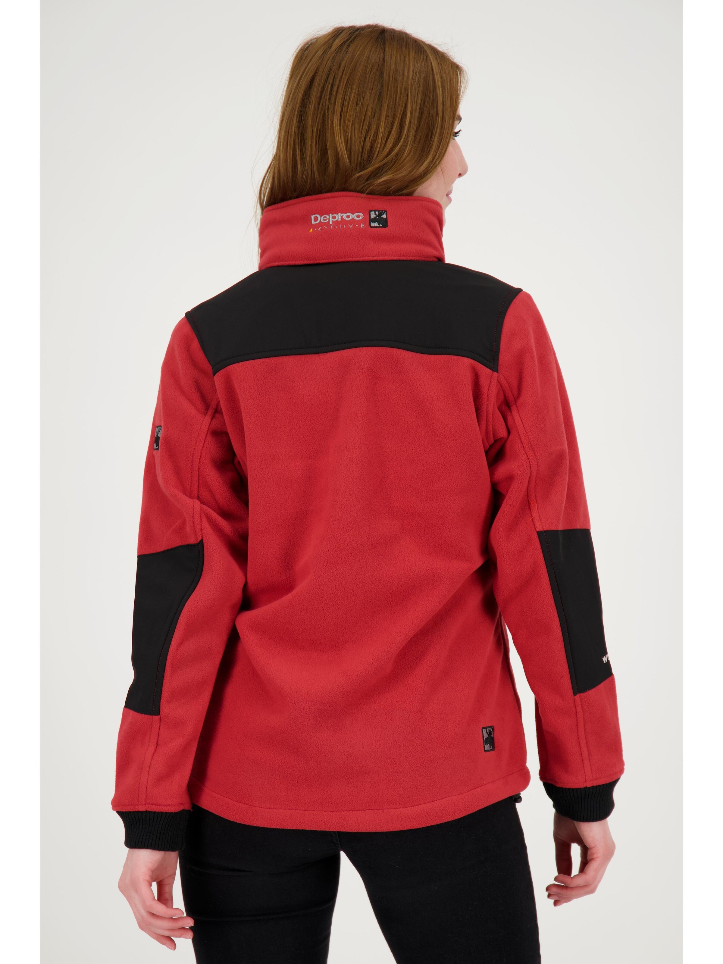 deproc Fleecejacke 'CANADA Women'‌‌ in Rot