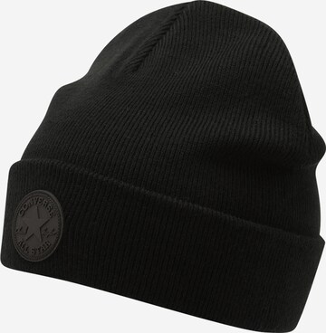 CONVERSE Beanie in Black: front