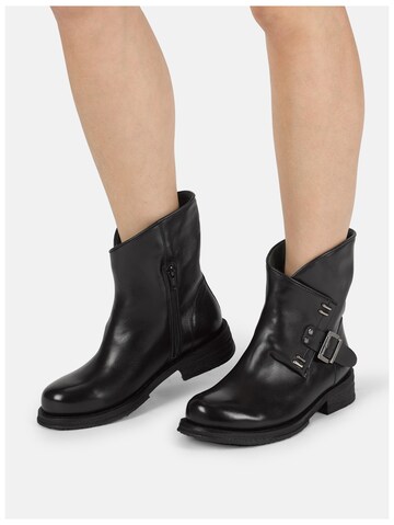 Felmini Wide Fit Ankle Boots 'Cooper W112' in Black: front